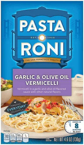 Vista 7 de Pasta Roni, Cabello de ángel de mantequilla y ajo, cajas de 4.7 onzas (paquete de 12)