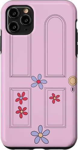 Vista 13 de Disney and Pixar's Monsters, Inc. Boo Door - Carcasa para iPhone 17, color lila