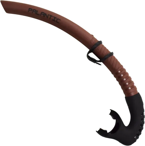 Vista 2 de Palantic Low Volume Flexible Snorkel – Freediving & Spearfishing Snorkel with Soft Mouthpiece, Streamlined Design for Minimal Drag, Comfortable &