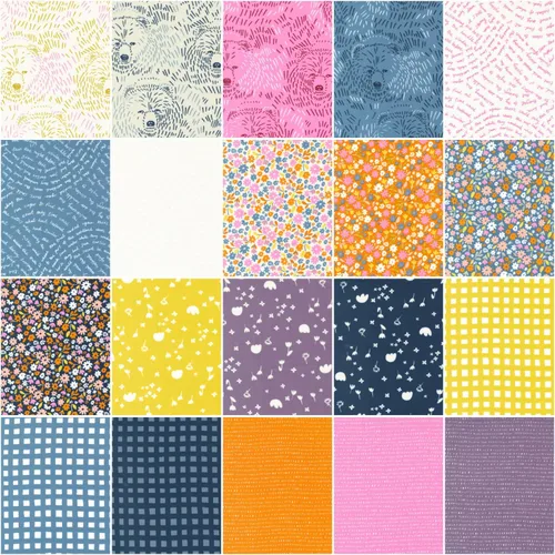 Vista 2 de Aneela Hoey Caléndula Capa Pastel 42 10 pulgadas Cuadrados Moda Fabrics 24600LC