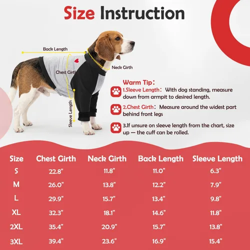Vista 2 de SlowTon Traje de recuperación para perros – Protector de codo acolchado, manga de pierna de perro para dejar de lamer y proteger heridas después