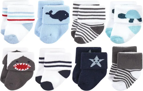 Vista 61 de Hudson Baby - Calcetines de algodón para bebés recién nacidos y Terry para niñas bebés