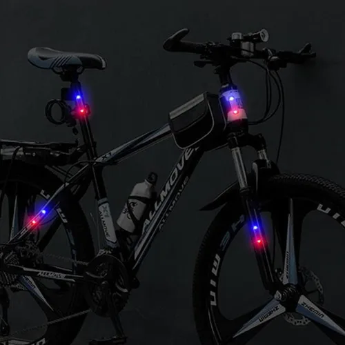 Vista 4 de Aolyty Luces de advertencia solares, luz LED intermitente IP65 impermeable luces de seguridad solar para conducción nocturna Barricada seguridad