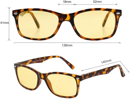 Vista 5 de VITENZI gafas de sol de conducción visión nocturna gafas de sol clásico Prato