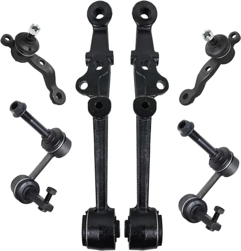 Vista 9 de Detroit Axle - Kit de brazos de control delantero para Chevy Silverado 1500 GMC Sierra 1500 GMC Sierra 1500 Avalanche Yukon Tahoe Escalade ESV EXT