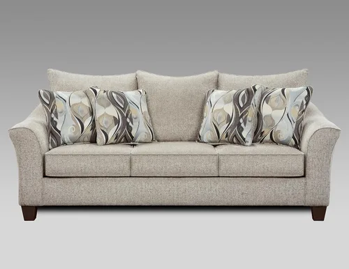 Vista 2 de Roundhill Furniture Juego de sofá Camero y silla de dos cuerpos Platino
