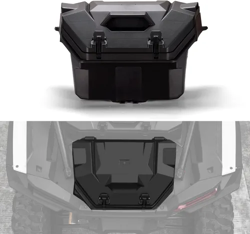 Vista 9 de A & UTV PRO - Caja de carga de almacenamiento para asiento ATV Outlander, A & UTV PRO de 2 galones (7.5 litros), caja de almacenamiento de asiento