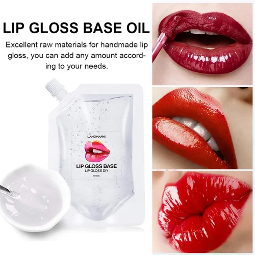 Vista 2 de Brillo de labios transparente, base de brillo de labios hidratante, base de brillo de labios, material de aceite, imprimación para bálsamos labiales