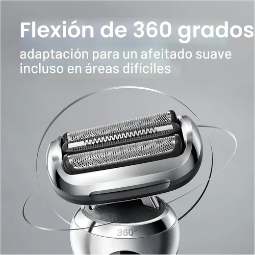 Vista 6 de Braun Series 7 7032cs - Maquinilla de afeitar eléctrica flexible para hombres, para uso húmedo y seco, afeitadora eléctrica, recargable, afeitadora