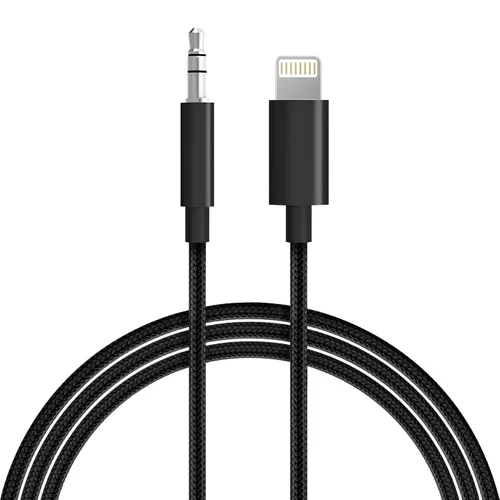 Vista 13 de Cable auxiliar para iPhone, [Certificado Apple MFi] Cable AUX Lightning a 3.5 mm para estéreo de coche, altavoz, auriculares, cable de audio