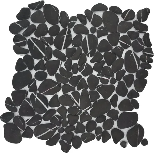 Vista 11 de SUNWINGS Azulejo de guijarros de 10 hojas para ducha, borde de suelo, cocina, baño, salpicadero de vidrio reciclado blanco Carrara, aspecto