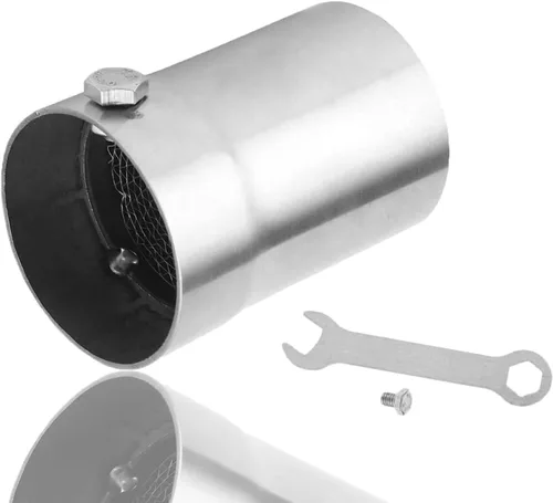 Vista 9 de LKV Silenciador DB para motocicleta de 2.01 pulgadas, silenciador universal, deflector removible, eliminador de ruido compatible con Harley, Moto