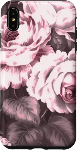 Vista 11 de iPhone 16 Vintage Classic Rose Flower Pattern in Pink Case