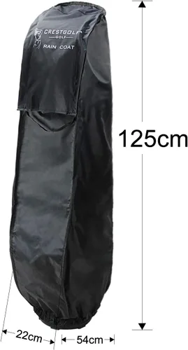 Vista 2 de Crestgolf Funda para bolsa de golf, cubierta de lluvia, para bolsa de golf, antipolvo