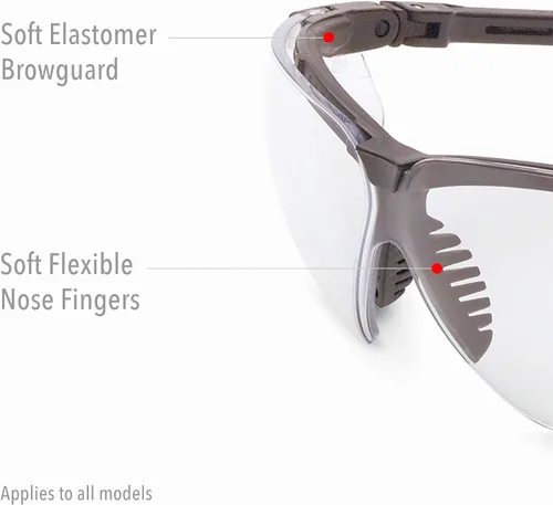 Vista 6 de Uvex by Honeywell Genesis XC - Lentes de seguridad, color negro