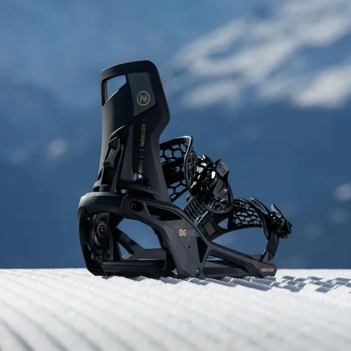 Vista 3 de Nidecker OG Supermatic Men's Rear-Entry Snowboard Bindings Negro