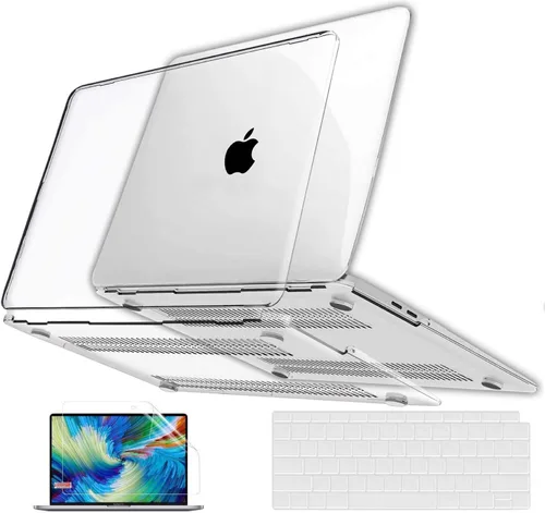 Vista 40 de GVTECH Funda para MacBook Air de 13 pulgadas (2010-2017) A1369 A1466 carcasa rígida de plástico, carcasa negra