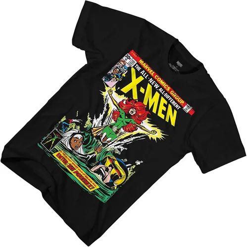 Vista 3 de Marvel Mens Comics Group Shirt - X-Men Wolverine Mens Tee - Throwback Classic T-Shirt