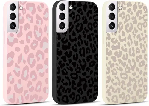 Vista 28 de Pack de 2 fundas con estampado de guepardo para Samsung Galaxy A03s 4G de 6.5", fundas de diseño de patrón de leopardo de lujo, de silicona suave