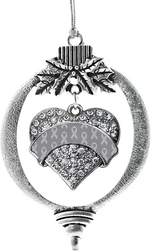 Vista 29 de Inspired Silver - Adorno con dije de hermana gemela - Adornos navideños de plata con circonitas cúbicas