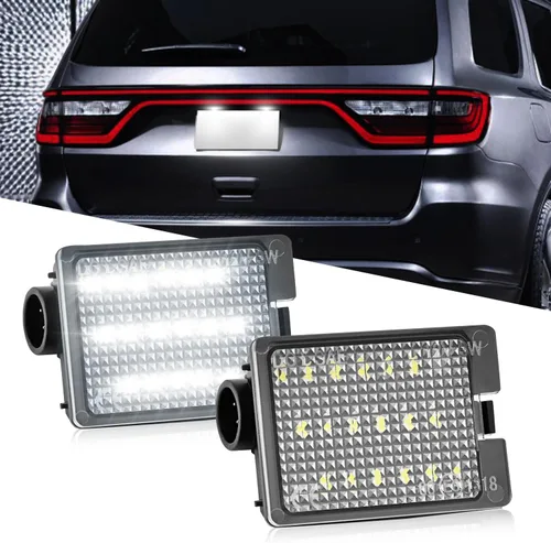 Vista 21 de LESAUCE Kit de luces LED para matrícula para Dodge Ram 1500 Pickup 1994-2001, Dodge Ram 2500/3500 1994-2002 Pickup - LED blanco de 6000 K, carcasa