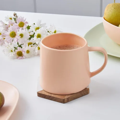 Vista 5 de Stone lain Delilah Mug - Juego de platos de 6 piezas, porcelana, naranja pastel