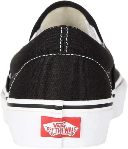 Vista 5 de VANS Zapatos clásicos unisex sin cordones, Negro, 7 Women7 Men
