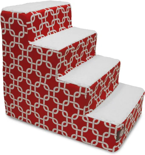 Vista 87 de Majestic Pet - Escaleras portátiles para mascotas suave escalón de espuma de sherpa escalones para perros y gatos rampa para cachorros