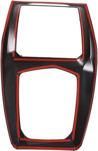 Vista 5 de YIWANG Cubierta del marco del panel de cambios de la consola central para BMW X3 X4 G01 G02 2021 2022 Panel de engranajes interior del automóvil