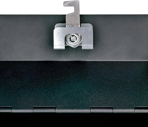 Vista 8 de Mail Boss Caja de sugerencias de acero con cierre para llaves, color negro