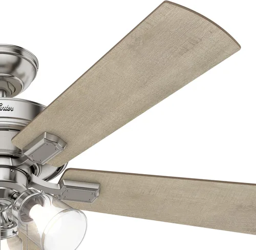 Vista 10 de Hunter - Ventilador de techo de interior de 52 pulgadas con luces LED y cadena de tracción, ventilador de techo de montaje estándar, 5 cuchillas