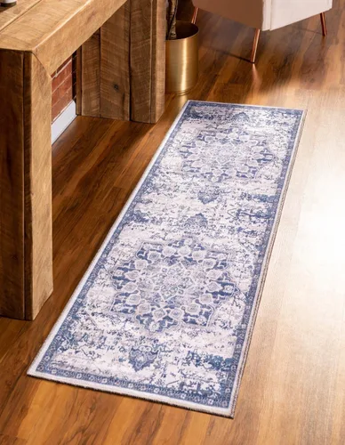 Vista 32 de Unique Loom Renaissance Collection - Alfombra rectangular de 2 x 3 pies 1 pulgada, color azul y verde