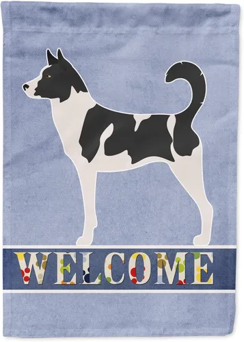 Vista 29 de Caroline's Treasures BB8334GF AIDI Bandera de jardín para perro de montaña del Atlas, bandera de buzón azul, bandera decorativa para patio exterior