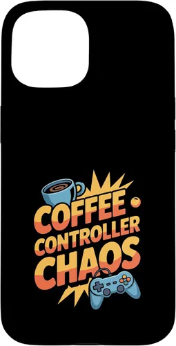 Vista 6 de Coffee Controller and Chaos Gamer Parents Mom and Dad Case for iPhone XR