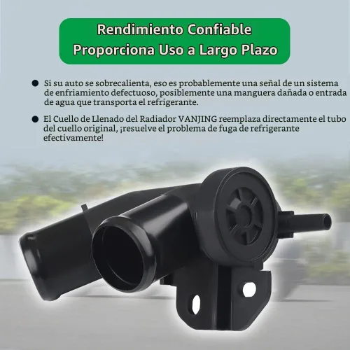 Vista 5 de Cuello de relleno de refrigerante del radiador compatible con 21517-JP00A