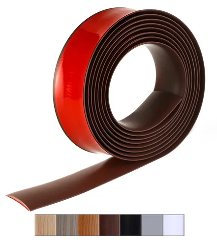 Vista 18 de Bnell Tira de Transición de Piso Autoadhesiva de Vinilo Laminado Tira Cubierta de Piso de 3" Tira Divisora Plana de Piso para Unir Espacios de Piso