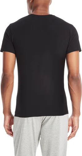 Vista 3 de Polo Ralph Lauren Camisetas Interiores de Cuello Redondo de Algodón Ajustadas para Hombre, Paquete de 3