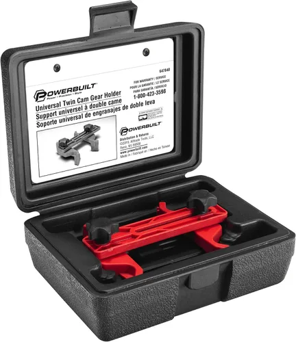 Vista 6 de Powerbuilt Kit de herramientas universal de soporte de engranaje de distribución, herramientas para quitar y reemplazar tuercas de retención