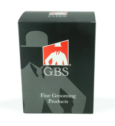 Vista 6 de G.B.S Elegante kit de afeitado para barba de hombre, maquinilla de afeitar tradicional 42C, cepillo de afeitar de tejón, cepillo de acero inoxidable