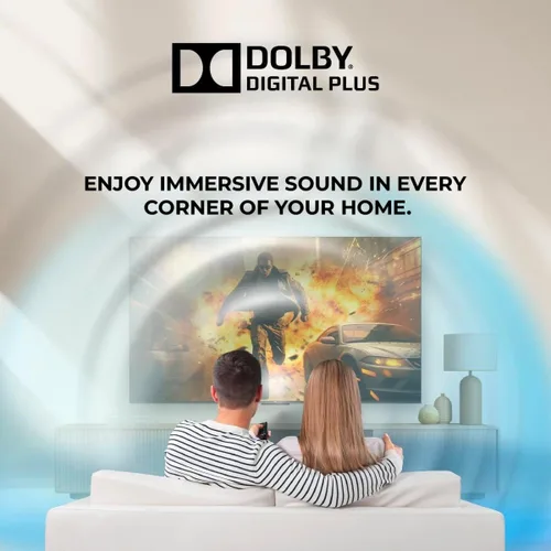 Vista 4 de Hisense Televisión R6E5 de 50 pulgadas (2024) SmartTV 4K HDR10 funciona con AirPlay, Smart Home, Alexa, Google Home