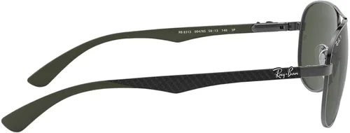 Vista 3 de Ray-Ban RB8313 Double Brow Bar Pilot 61mm - Polarized