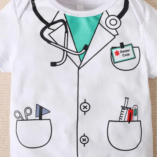 Vista 4 de Singcoco Disfraz de Haloween para bebé niño recién nacido, uniforme con sombrero