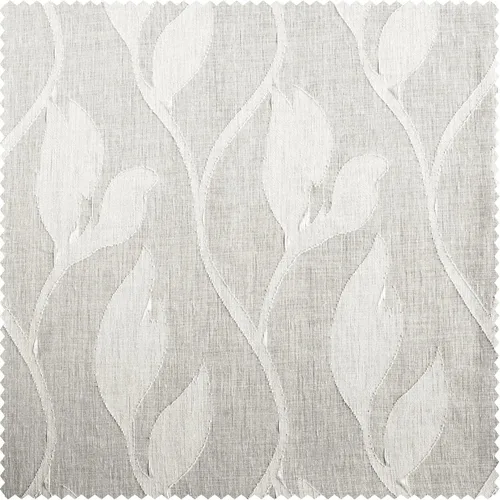 Vista 8 de HPD Half Price Drapes SHCH-11729-84 - Cortina transparente de lino con estampado (1 panel), 50 x 84, Avignon Vine