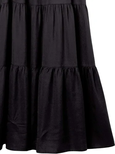 Vista 7 de The Drop - Vestido suelto y largo modelo Britt, escalonado, para mujer