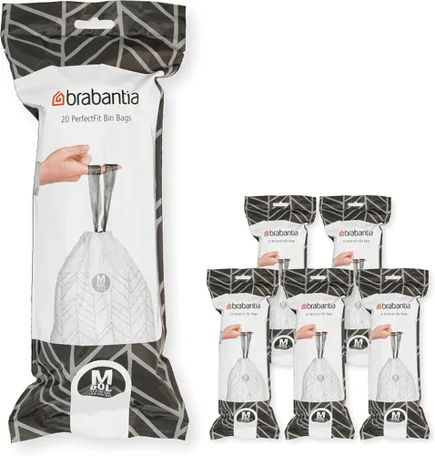 Vista 24 de Brabantia – Bolsas de basura, 0,7 Galón/3 litros, tamaño A – 311727.