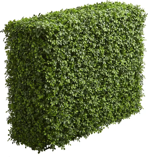 Vista 2 de Nearly Natural Seto artificial de boj de 39 pulgadas (interior/exterior) plantas de seda verde