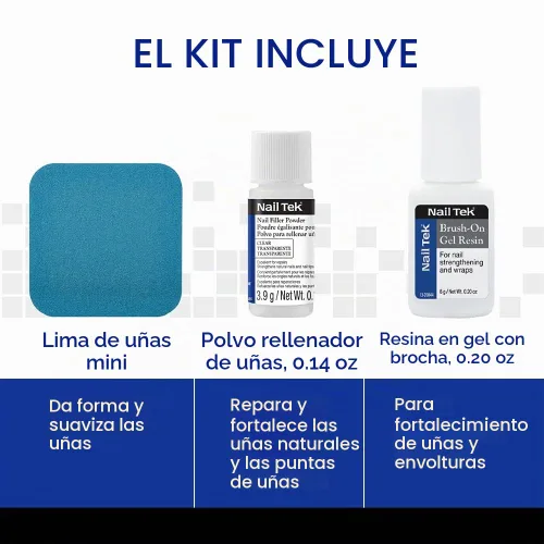 Vista 5 de Nail Tek Kit de Reparación de Uñas Kit de reparación de uñas para uñas rotas