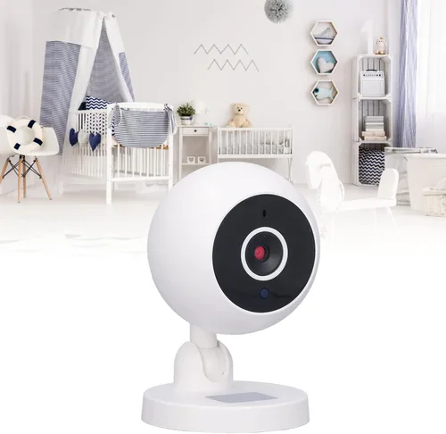 Vista 5 de Cámara de monitor para bebé, cámara de seguridad, detección de movimiento, visión remota, vista nocturna, llamadas de voz bidireccionales, monitor