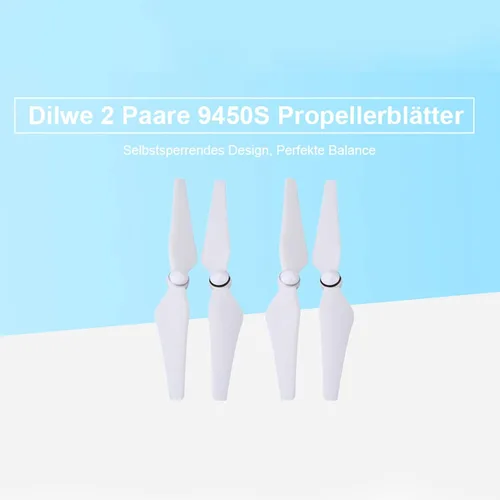 Vista 8 de Milltrip 2 pares 9450S hélices cuchillas Drone Quadcopter accesorio para DJI Phantom 4/4 Pro