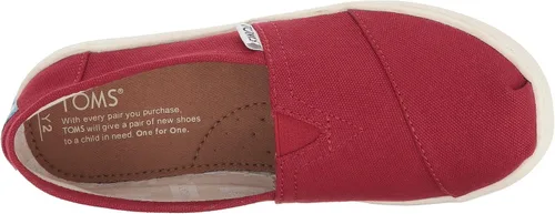Vista 5 de TOMS Unisex-Child Classic Alpargata Sneaker